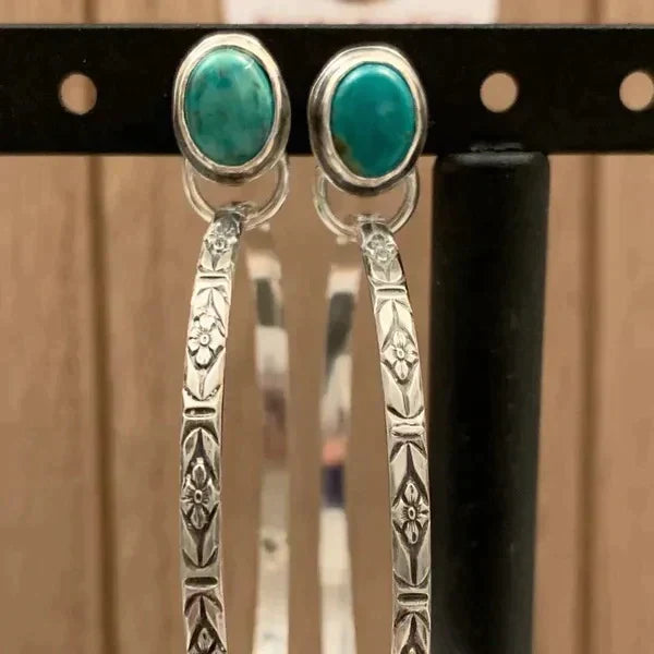 Kolczyki Boho Vintage Onyx